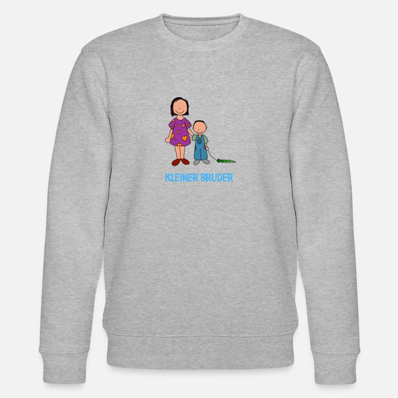 Kleiner Bruder - Stanley/Stella Unisex Bio-Sweatshirt CHANGER  - Grau meliert