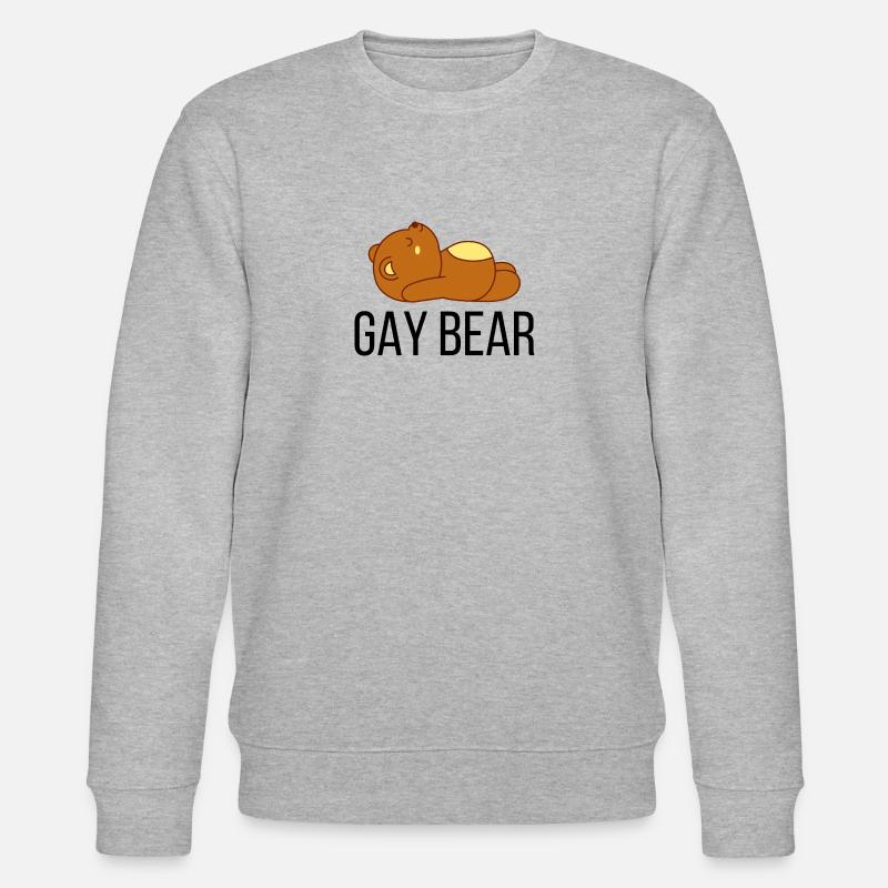 Gay Bear - Stanley/Stella Unisex Bio-Sweatshirt CHANGER  - Grau meliert