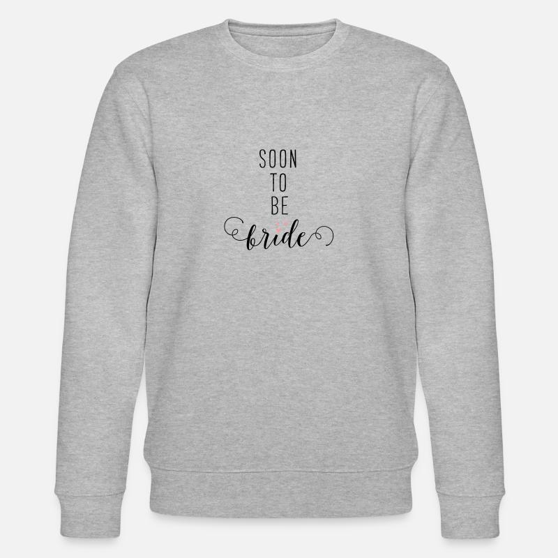 Soon to be Bride - Stanley/Stella Unisex Bio-Sweatshirt CHANGER  - Grau meliert