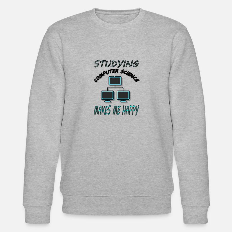 Informatik studieren Informatik-Student Geschenk - Stanley/Stella Unisex Bio-Sweatshirt CHANGER  - Grau meliert