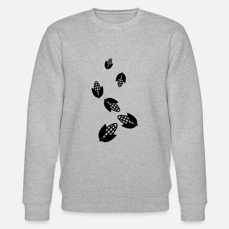 Corn symbol - Stanley/Stella CHANGER Unisex Organic Sweatshirt - heather grey