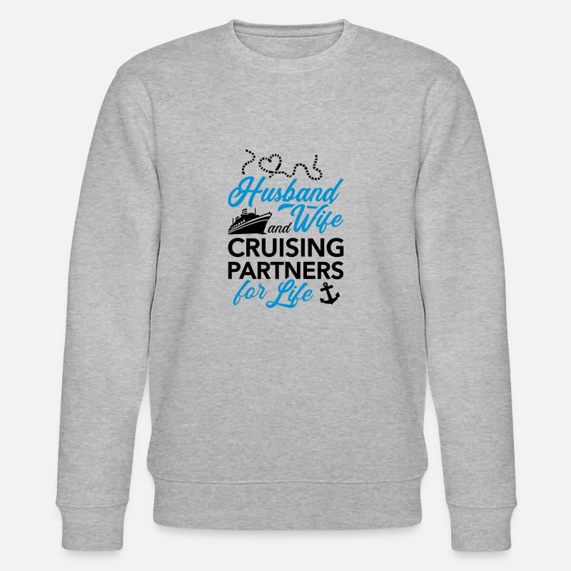 Kreuzfahrt - Stanley/Stella Unisex Bio-Sweatshirt CHANGER - Grau meliert