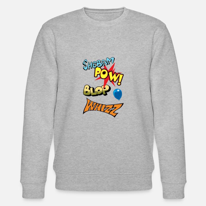 comic strip - Sweat bio CHANGER Stanley/Stella Unisexe - gris chiné
