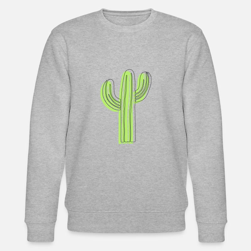 Cactus - Sweat bio CHANGER Stanley/Stella Unisexe - gris chiné