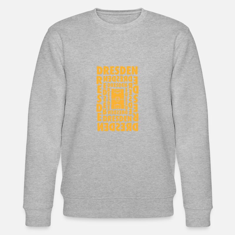 Dresden - Stadionmotiv - Sachsen - Stanley/Stella Unisex Bio-Sweatshirt CHANGER  - Grau meliert