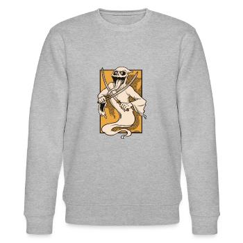 Tshirt Spirit Katana - Sweat bio CHANGER Stanley/Stella Unisexe - gris chiné - Devant - Nik (191cm) & Marisol (170cm)