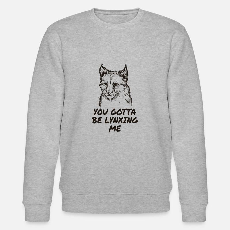 Luchs - Stanley/Stella Unisex Bio-Sweatshirt CHANGER  - Grau meliert
