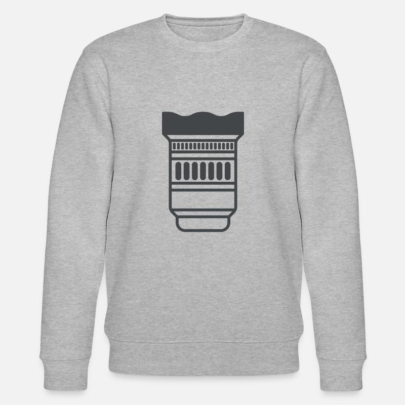 Kameraobjektiv - Stanley/Stella Unisex Bio-Sweatshirt CHANGER  - Grau meliert