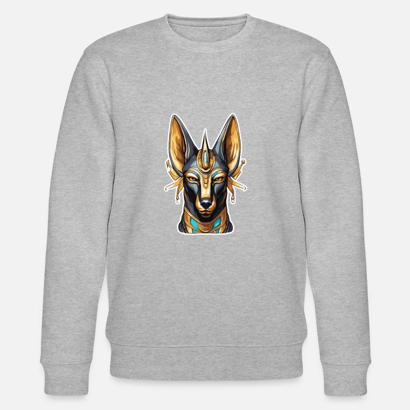 Egypt / Pharaoh / Mummies / Hieroglyphics / Sphinx - Stanley/Stella CHANGER Unisex Organic Sweatshirt - heather grey