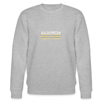 Mesopotamien Antike Sumer Gilgamesch Persia - Stanley/Stella Unisex Bio-Sweatshirt CHANGER  - Grau meliert - Vorne - Nik (191cm) & Marisol (170cm)