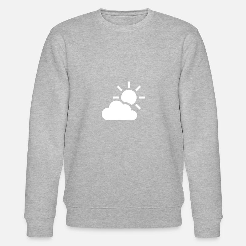 Cloud and sun - Stanley/Stella CHANGER Unisex Organic Sweatshirt - heather grey