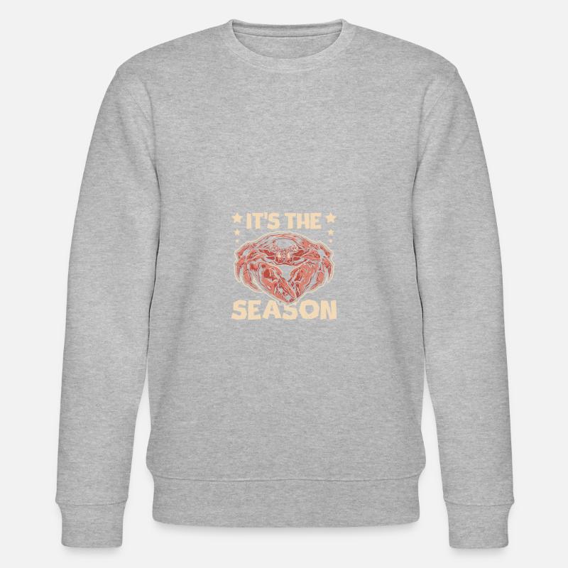 Crabe C’est la saison - Sweat bio CHANGER Stanley/Stella Unisexe - gris chiné