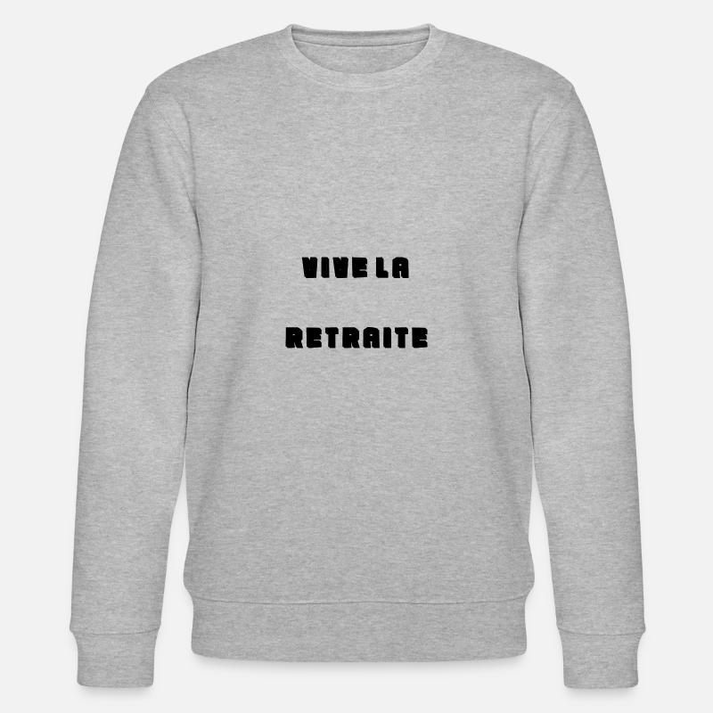 RETRAITE. RETRAITE. RETRAITEE. RETRAITE - Sweat bio CHANGER Stanley/Stella Unisexe - gris chiné