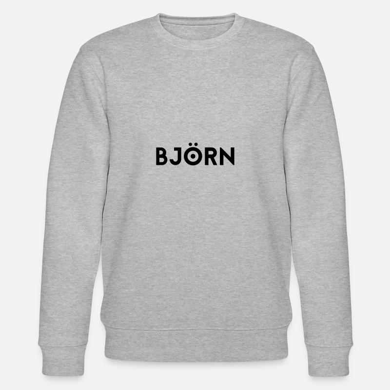 Vorname Björn - Stanley/Stella Unisex Bio-Sweatshirt CHANGER  - Grau meliert
