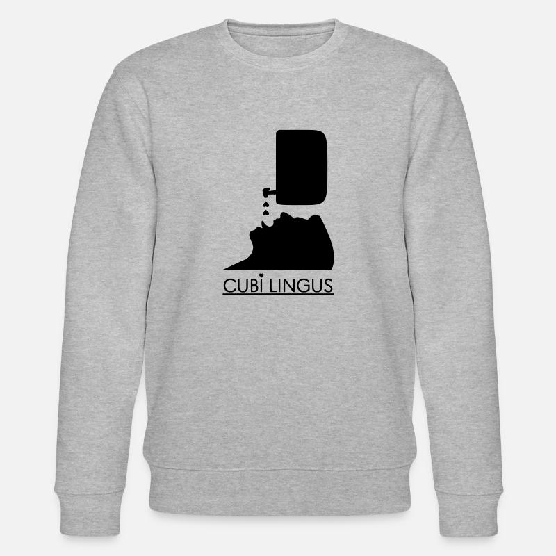CUBI LINGUS! - Stanley/Stella Unisex Bio-Sweatshirt CHANGER  - Grau meliert