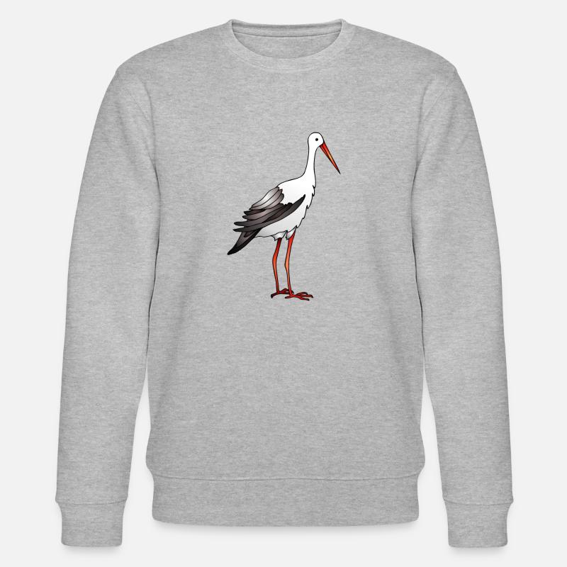 Storchvogel - Stanley/Stella Unisex Bio-Sweatshirt CHANGER  - Grau meliert