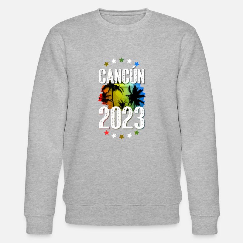 Cancun 2023 - Stanley/Stella Unisex Bio-Sweatshirt CHANGER - Grau meliert