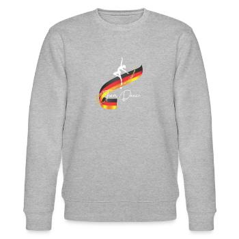 Dance, Team Dance, Tanzen verbindet, Geschenk - Stanley/Stella Unisex Bio-Sweatshirt CHANGER  - Grau meliert - Vorne - Nik (191cm) & Marisol (170cm)