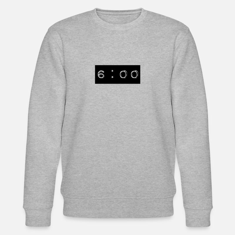 6 Uhr - Stanley/Stella Unisex Bio-Sweatshirt CHANGER  - Grau meliert