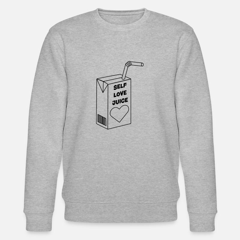 Selbst Liebe Saft - Stanley/Stella Unisex Bio-Sweatshirt CHANGER  - Grau meliert