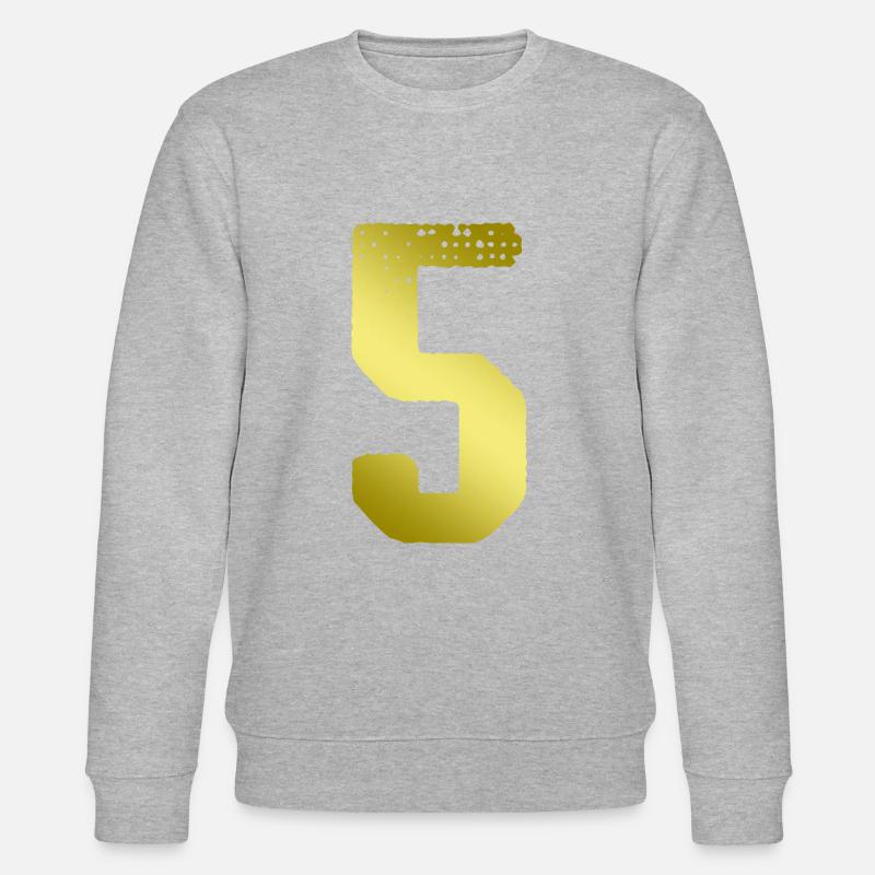 Maillot 5 numéros - Sweat bio CHANGER Stanley/Stella Unisexe - gris chiné