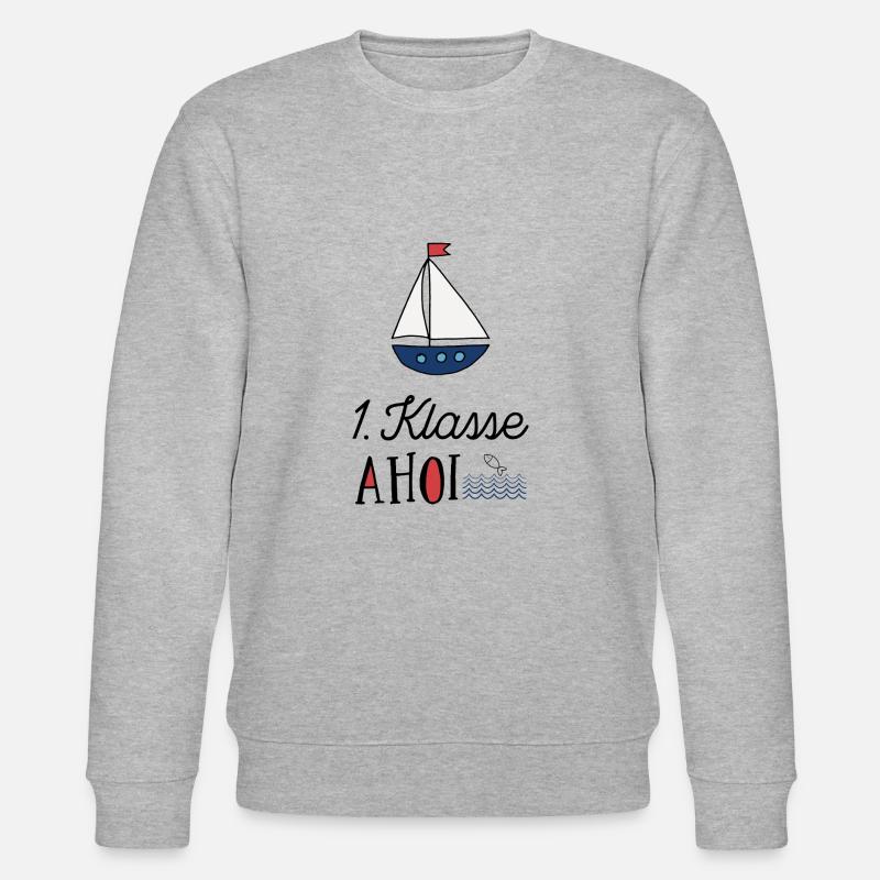 Erstklässler ahoi - Stanley/Stella Unisex Bio-Sweatshirt CHANGER  - Grau meliert