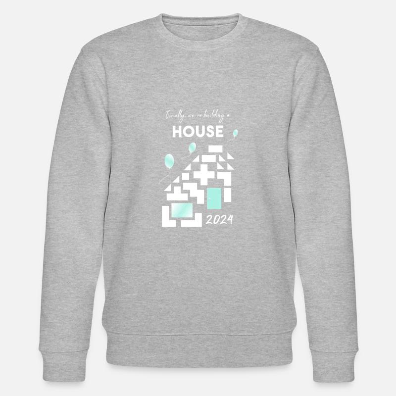 Construire une maison maison - Sweat bio CHANGER Stanley/Stella Unisexe - gris chiné
