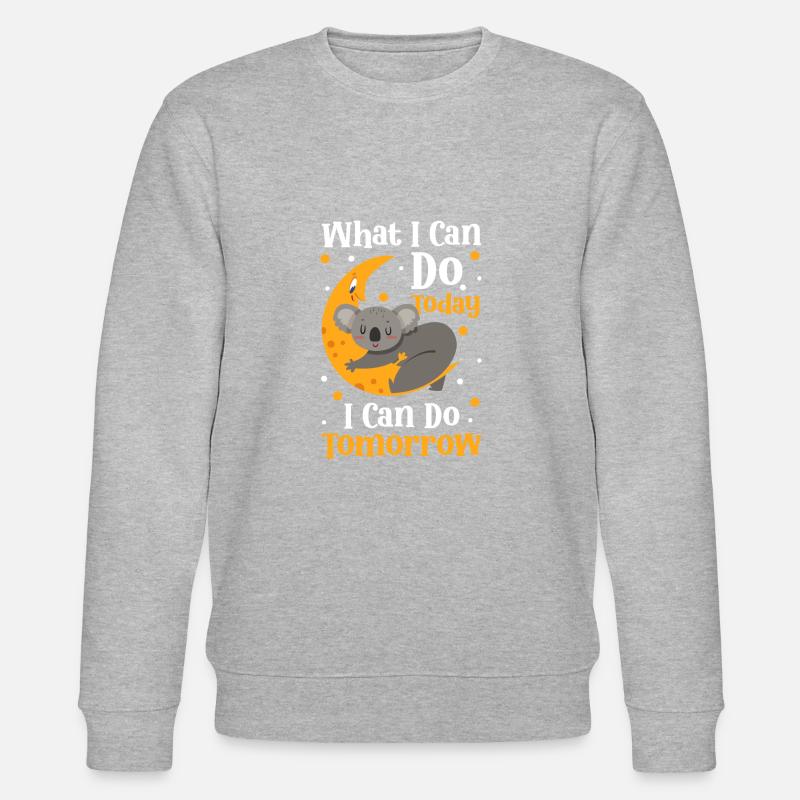 Koala Bear Tree - Stanley/Stella CHANGER Unisex Organic Sweatshirt - heather grey