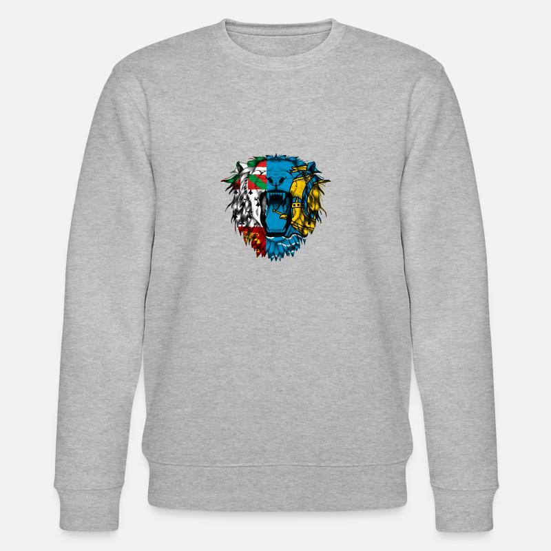 St. Pierre und Miquelon - Stanley/Stella Unisex Bio-Sweatshirt CHANGER  - Grau meliert