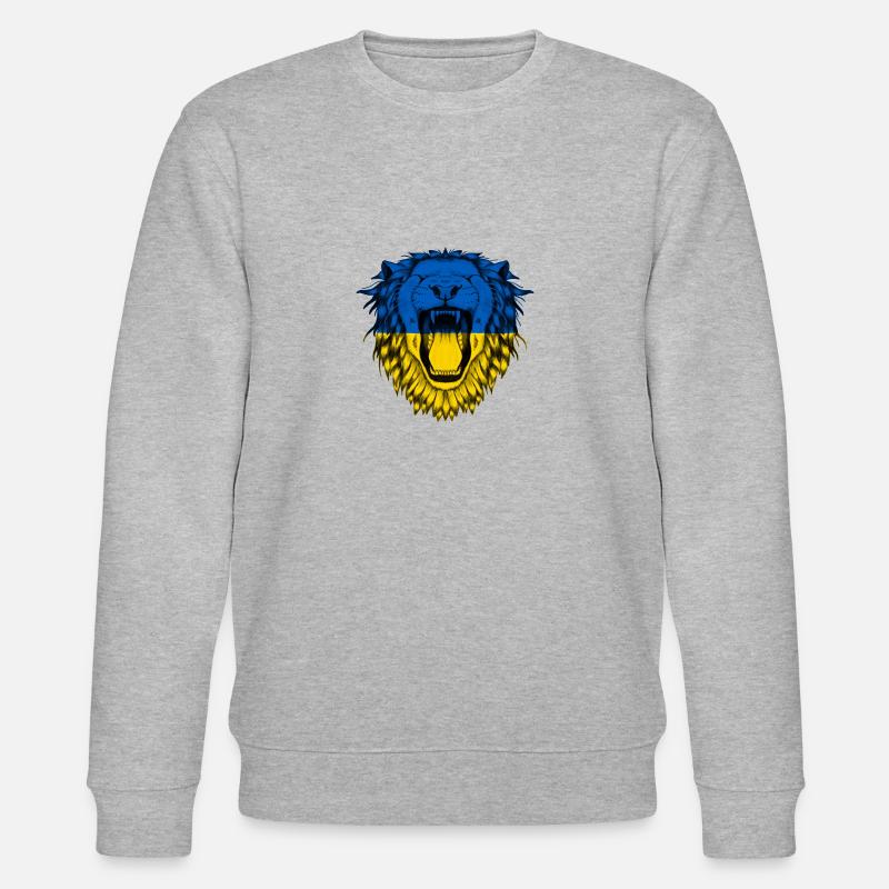 Ukraine - Stanley/Stella Unisex Bio-Sweatshirt CHANGER  - Grau meliert