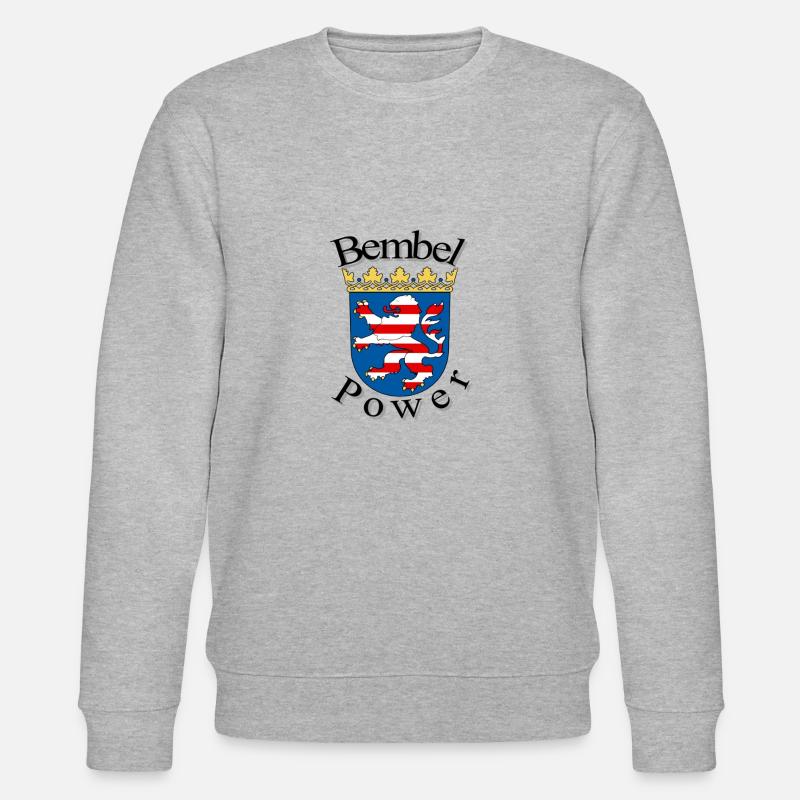 Bembel Power - Stanley/Stella Unisex Bio-Sweatshirt CHANGER  - Grau meliert