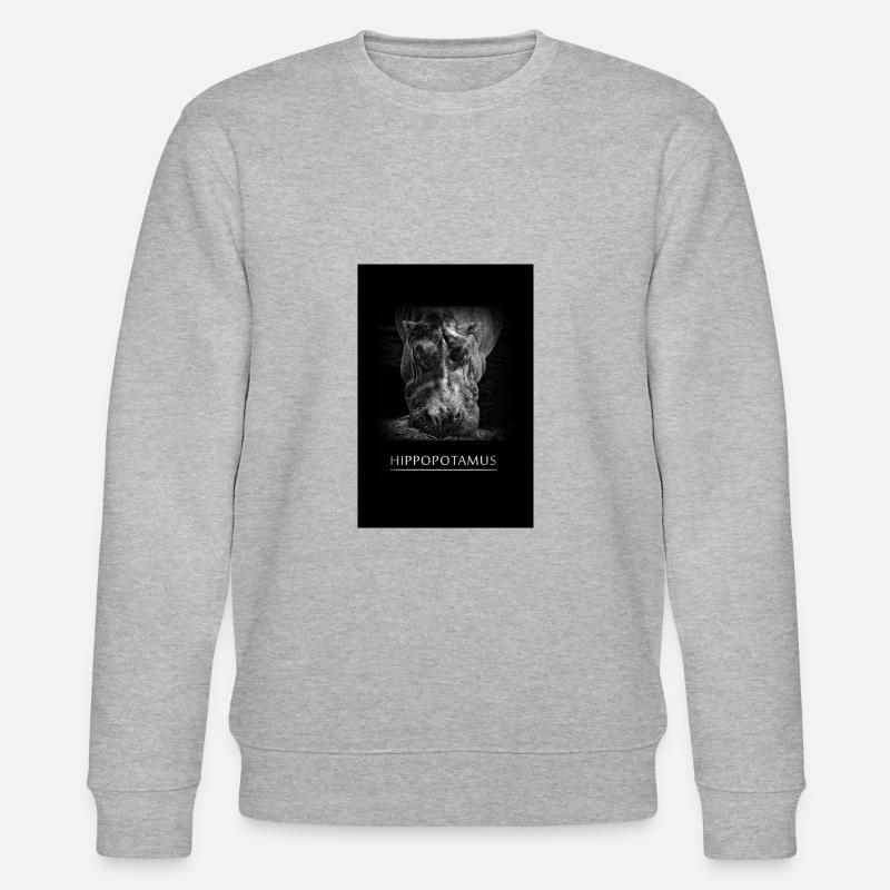 Flusspferd - Stanley/Stella Unisex Bio-Sweatshirt CHANGER  - Grau meliert