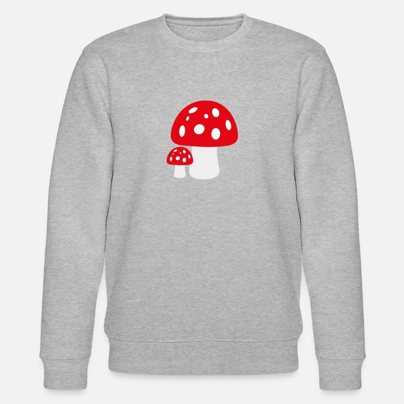 Toadstool - Stanley/Stella CHANGER Unisex Organic Sweatshirt - heather grey