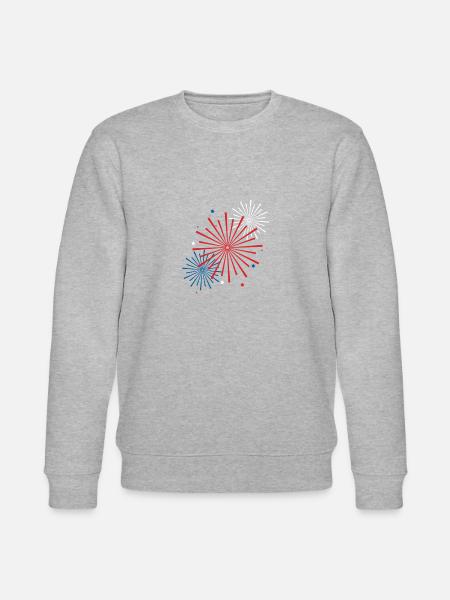 feu d'artifice - Sweat bio CHANGER Stanley/Stella Unisexe - gris chiné