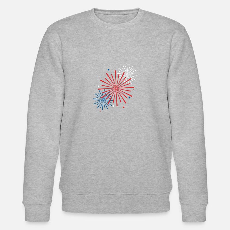 feu d'artifice - Sweat bio CHANGER Stanley/Stella Unisexe - gris chiné