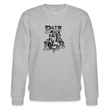 Pain lover - Stanley/Stella Unisex Bio-Sweatshirt CHANGER  - Grau meliert - Vorne - Nik (191cm) & Marisol (170cm)
