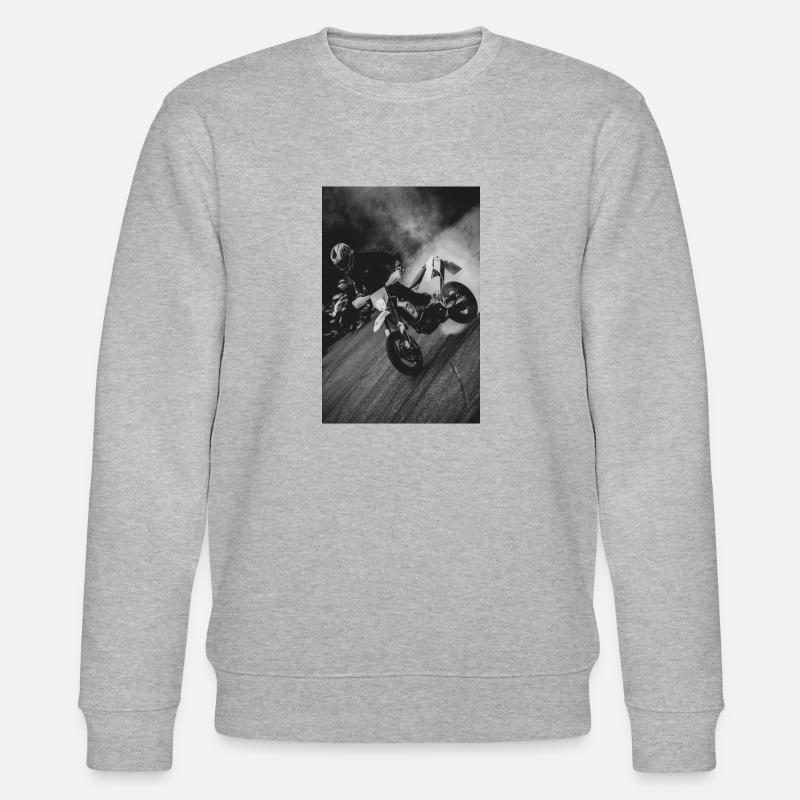 Rolling Burnout - Stanley/Stella Unisex Bio-Sweatshirt CHANGER  - Grau meliert