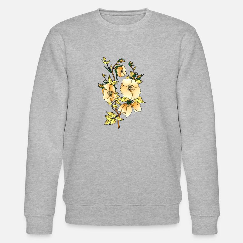 Fleur - Sweat bio CHANGER Stanley/Stella Unisexe - gris chiné