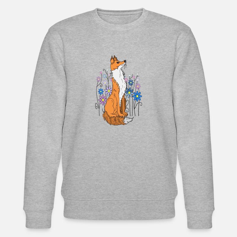 Fuchs - Stanley/Stella Unisex Bio-Sweatshirt CHANGER  - Grau meliert