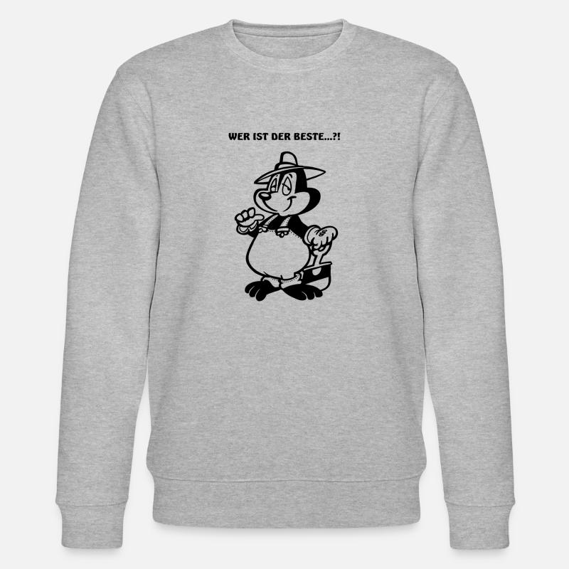 Wer ist der beste...?! - Stanley/Stella Unisex Bio-Sweatshirt CHANGER  - Grau meliert