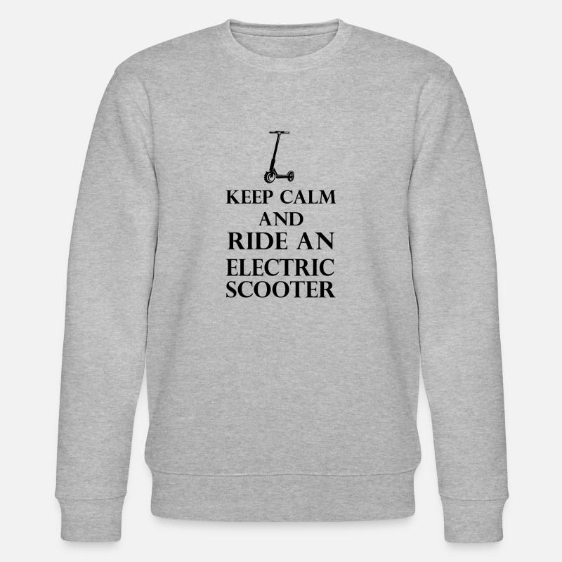 E-Scooter E-Roller Scooter - Sweat bio CHANGER Stanley/Stella Unisexe - gris chiné