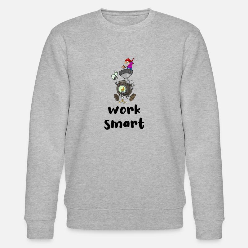work smart - Stanley/Stella Unisex Bio-Sweatshirt CHANGER  - Grau meliert