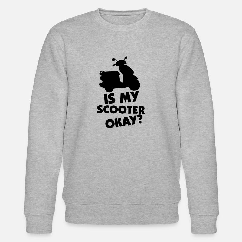 E-Scooter Roller Scooter - Sweat bio CHANGER Stanley/Stella Unisexe - gris chiné