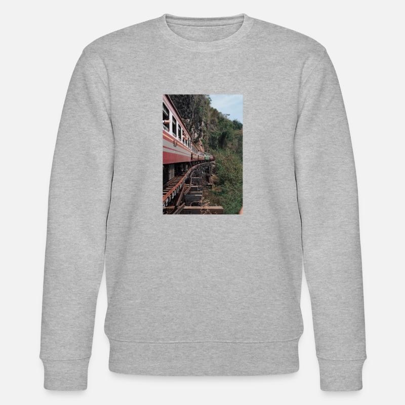 train, train - Sweat bio CHANGER Stanley/Stella Unisexe - gris chiné