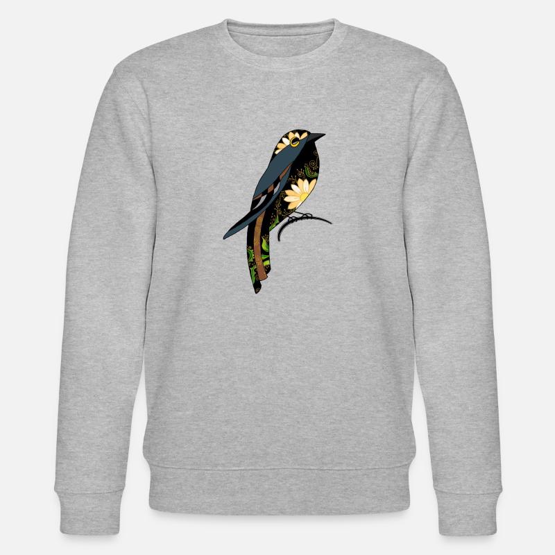 Bunter Vogel - Stanley/Stella Unisex Bio-Sweatshirt CHANGER  - Grau meliert