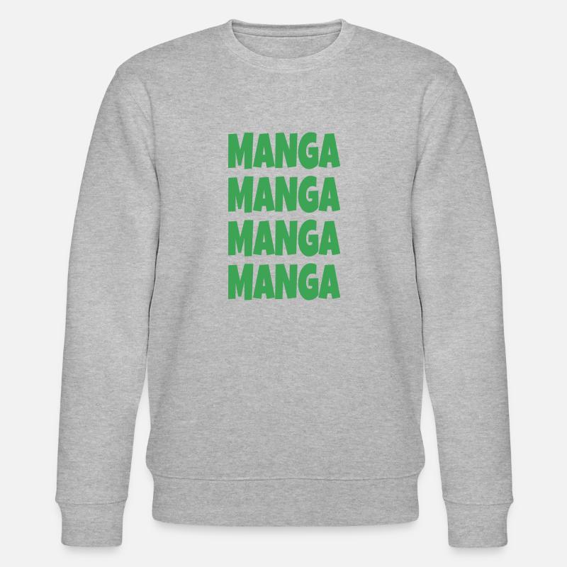 Manga - Stanley/Stella Unisex Bio-Sweatshirt CHANGER  - Grau meliert