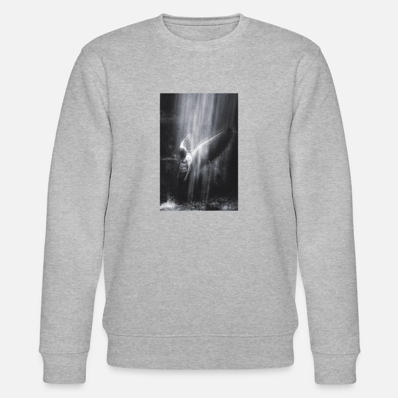 Fallen Angel - Stanley/Stella Unisex Bio-Sweatshirt CHANGER  - Grau meliert