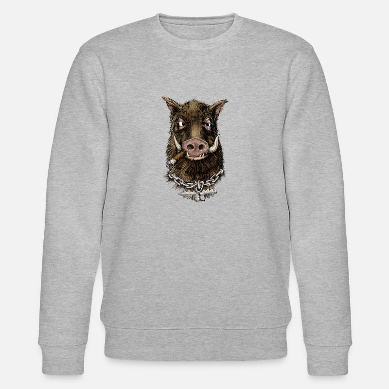 Cooler Eber - Sweat bio CHANGER Stanley/Stella Unisexe - gris chiné