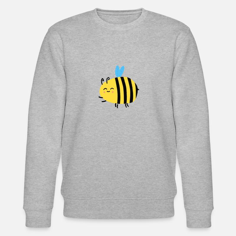 Abeille douce | idée cadeau - Sweat bio CHANGER Stanley/Stella Unisexe - gris chiné