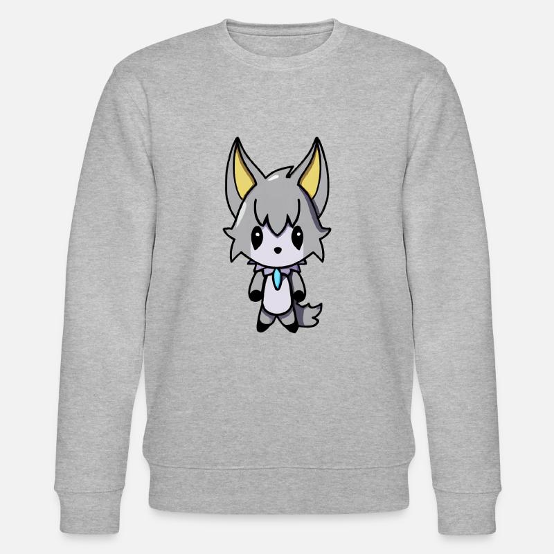 Kawaii Anime Vampire Wolf - Sweat bio CHANGER Stanley/Stella Unisexe - gris chiné